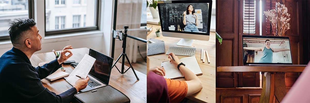 nauka online zdalne lekcje live streaming nadawanie na zywo