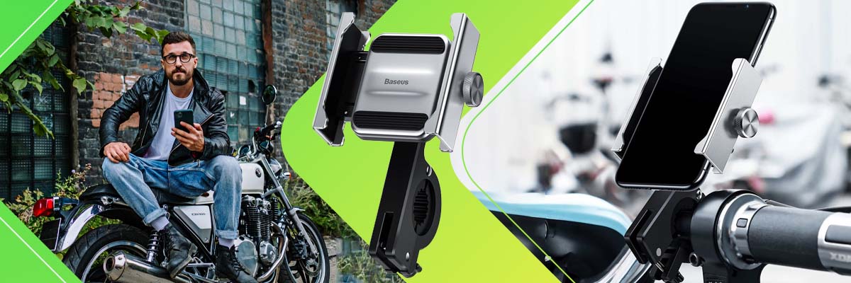 Uchwyt do telefonu Baseus Knight do motocyklu roweru hulajnogi skutera