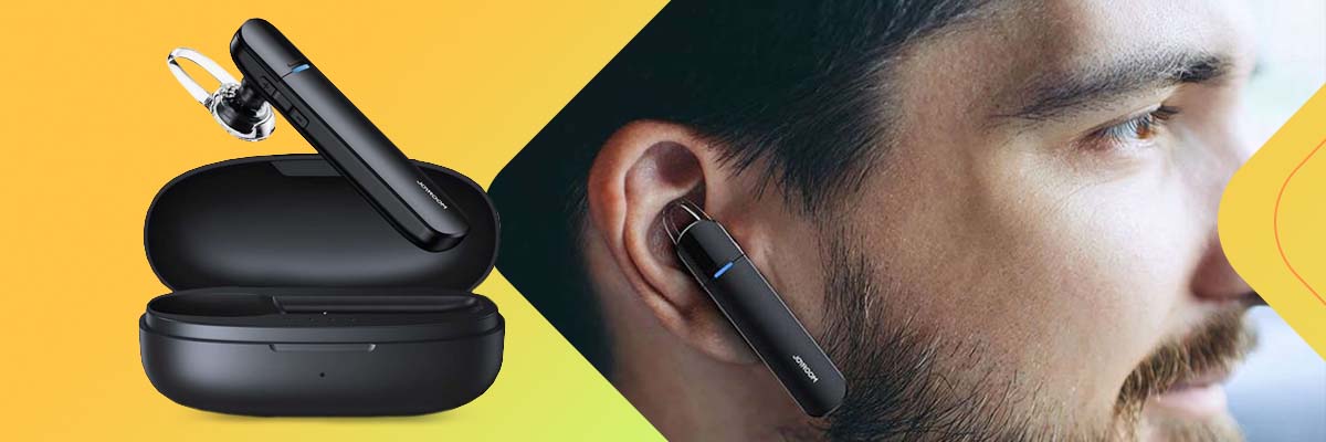 Bezprzewodowa słuchawka Bluetooth 5.1 + stacja ładująca etui Joyroom JR-B01S do auta Czarna