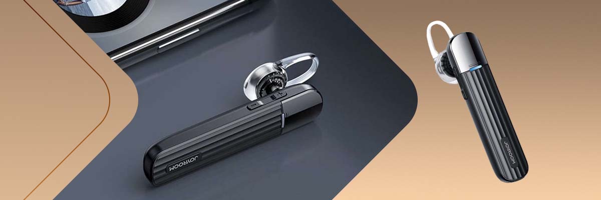 Bezprzewodowy zestaw słuchawkowy Joyroom wytrzymała słuchawka Bluetooth 5.0 Czarna