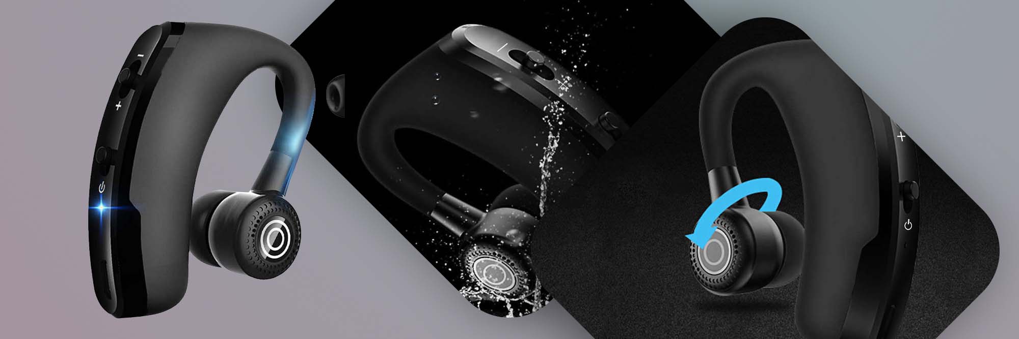 Słuchawka bezprzewodowa z mikrofonem Alogy zestaw głośnomówiący Bluetooth