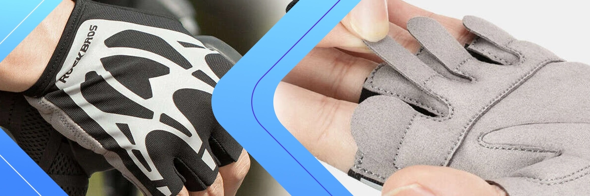 Rękawiczki rowerowe na rower bez palców L RockBros S227BK-L