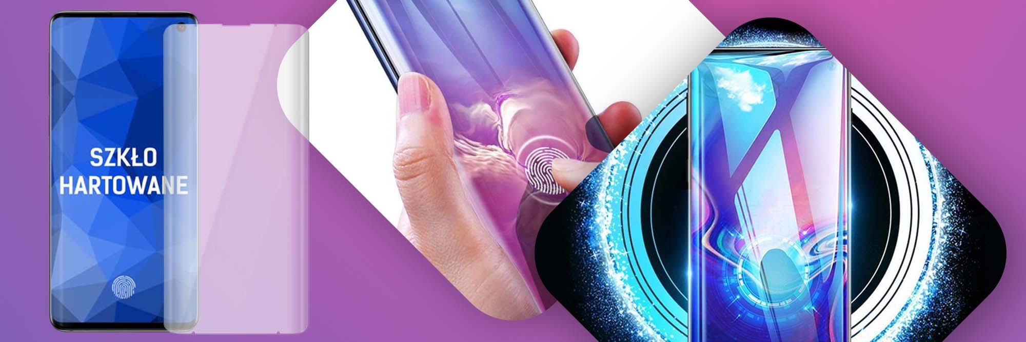 Szkło hartowane 3mk lampa UV na cały ekran do Samsung Galaxy S10