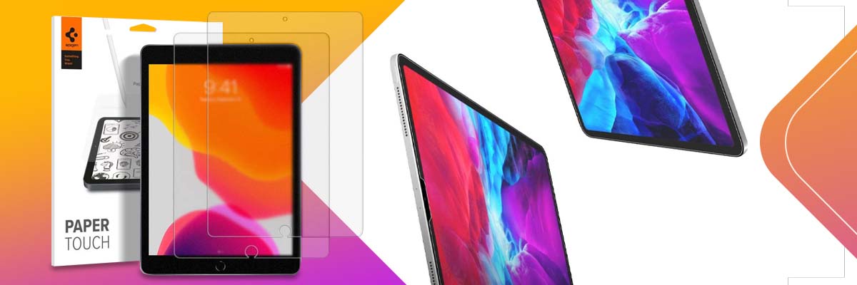 Folia ochronna x2 Spigen Paper Touch do Apple iPad 10.2 2019/2020