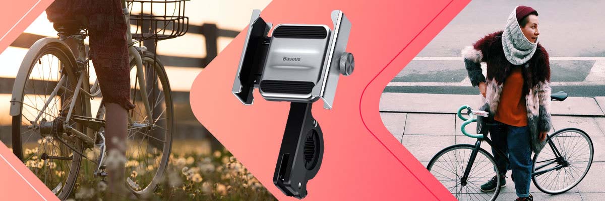 Uchwyt do telefonu Baseus Knight do motocyklu roweru hulajnogi skutera