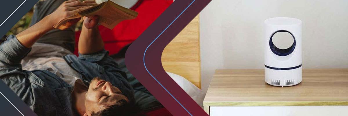 Lampa owadobójcza UV Alogy ekologiczna na komary owady Mosquito Lamp Biała