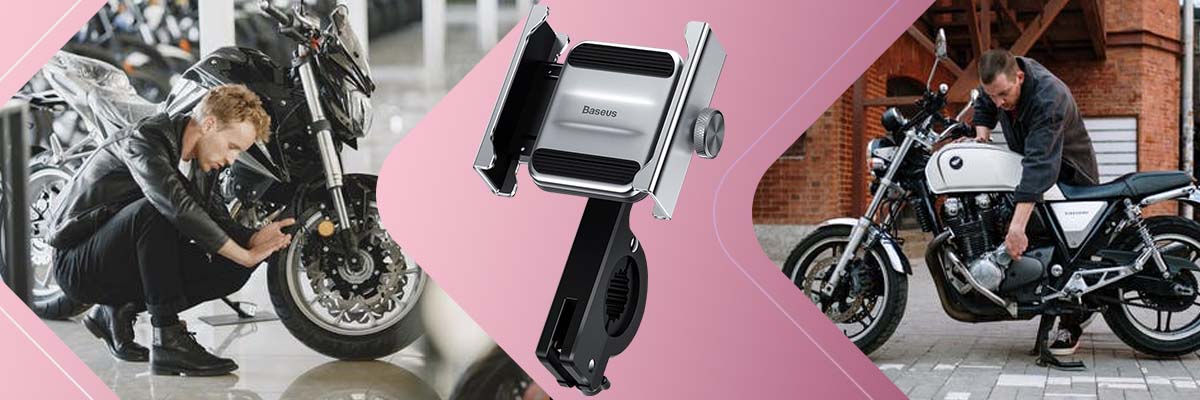 Uchwyt do telefonu Baseus Knight do motocyklu roweru hulajnogi skutera