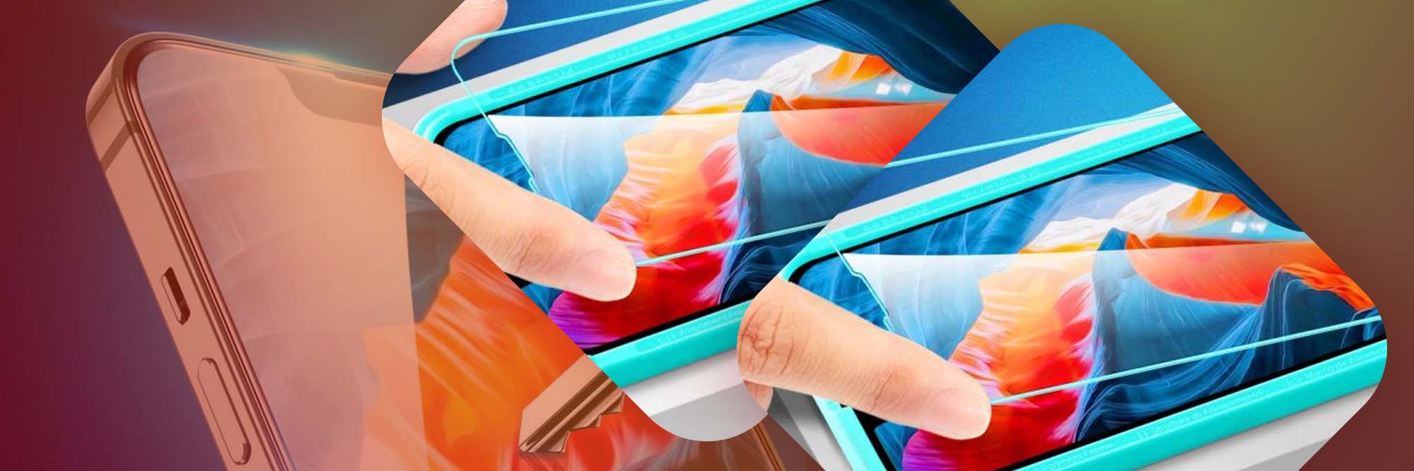 2x Szkło hartowane ESR Screen Shield do Apple iPhone 13/ 13 Pro Clear