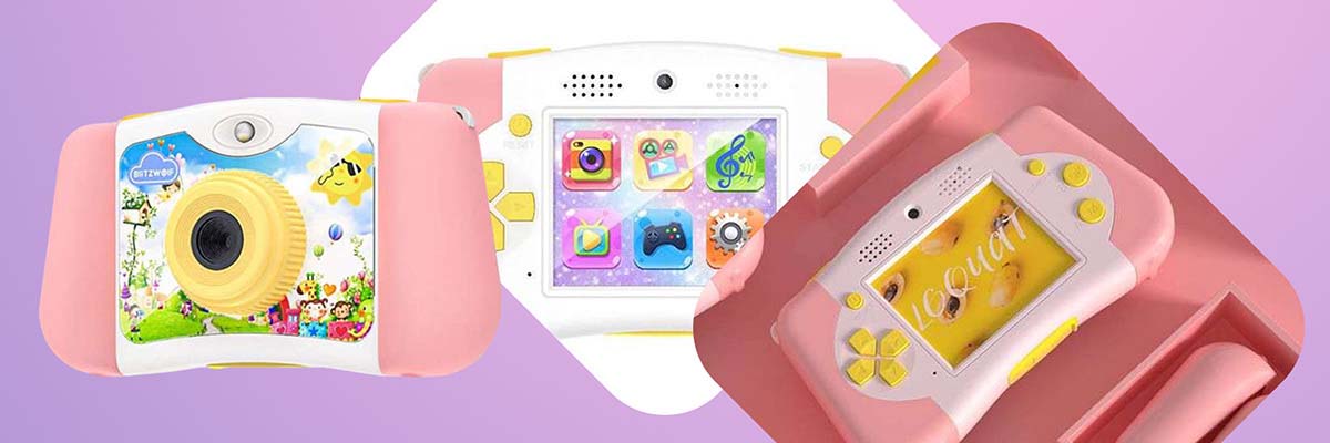 Aparat dla dzieci BlitzWolf BW-KC1 z grami (różowy)