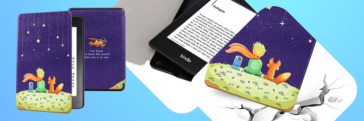 Etui obudowa Alogy Smart Case do Kindle Paperwhite 4 2018/ 2019 Mały Książe + Szkło