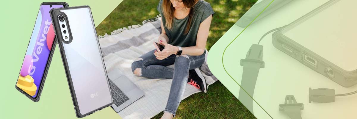 Etui ochronne obudowa Ringke Fusion do LG Velvet Smoke Black