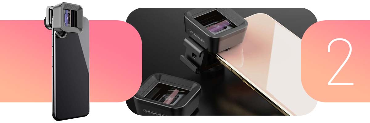 Apexel APL-PRAN-U obiektyw anamorficzny do telefonu Anamorphic Lens 1.33x