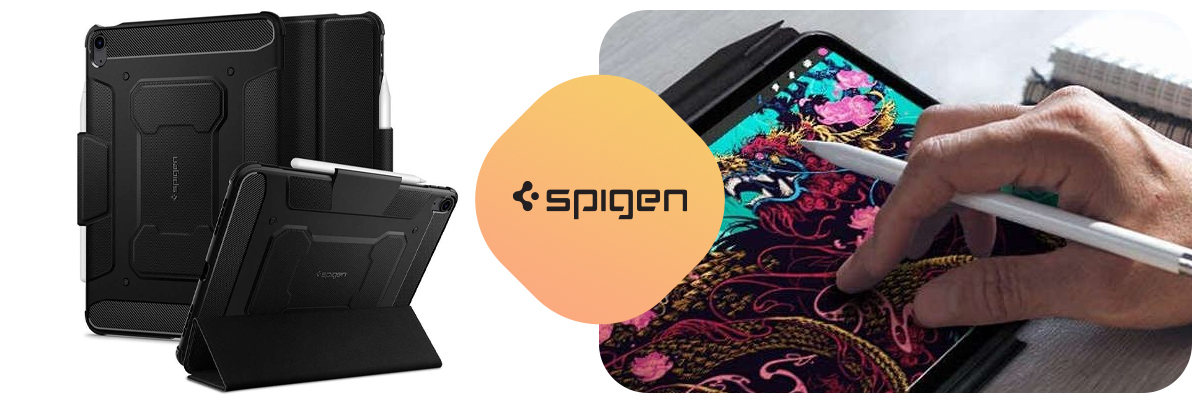 Etui Spigen Rugged Armor Pro do Apple iPad Air 4 2020 Black