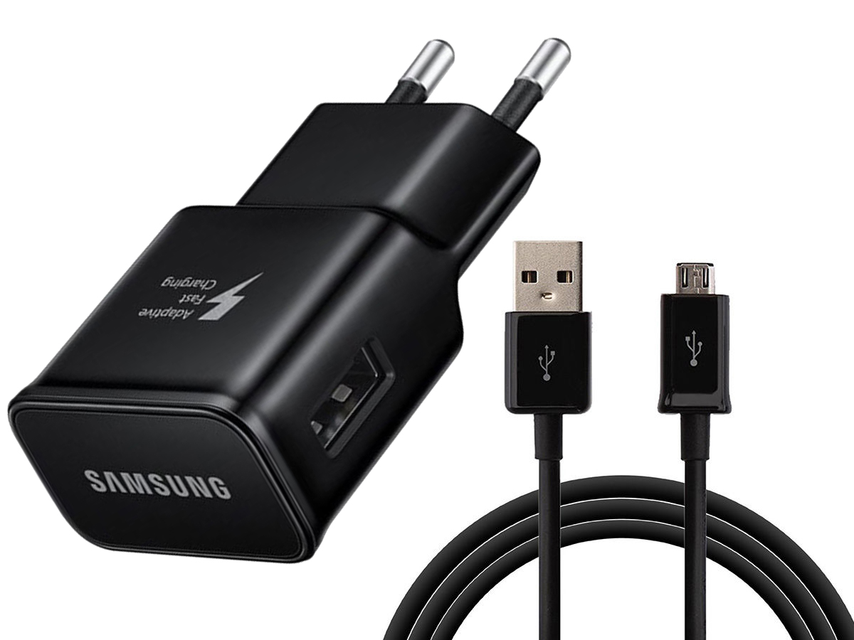 oryginalna ładowarka samsung fast charge + kabel micro usb