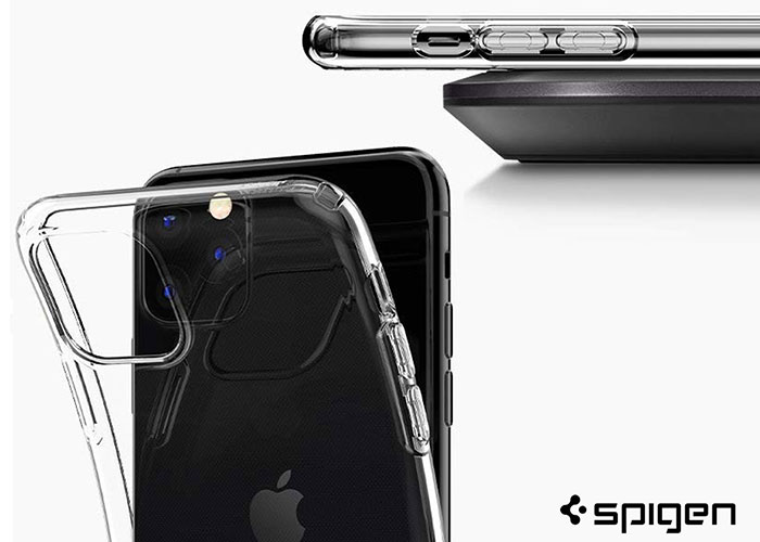 etui spigen case liquid crystal apple iPhone 11 pro
