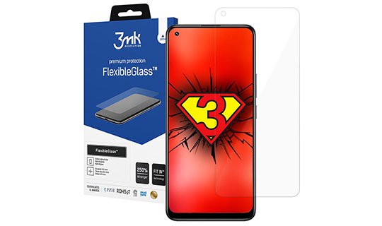 3mk Flexible Glass 7H Hybridglas für Realme 8 Pro