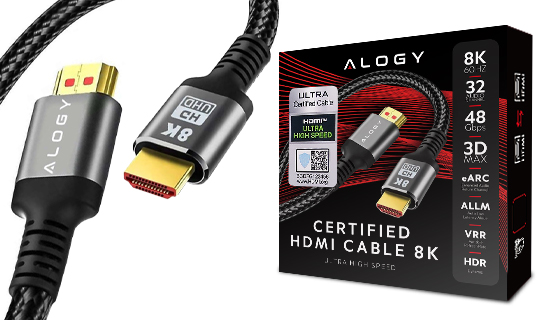 Kabel HDMI 2.1 Analog 8K 60Hz 48Gbps 2m