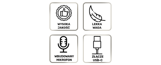 Słuchawki douszne przewodowe OPPO  MH147 USB-C  