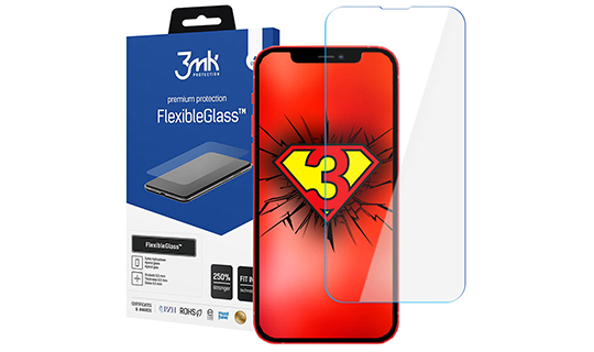 3mk Szkło hybrydowe Flexible Glass 7H do Apple iPhone 13 Mini