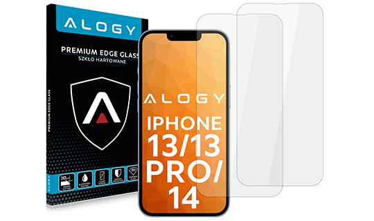 2x Szkło hartowane Alogy na ekran do Apple iPhone 13/ 13 Pro 6.1