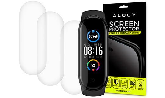 3x Folia hydrożelowa Alogy Hydrogel für Xiaomi Mi Band 5