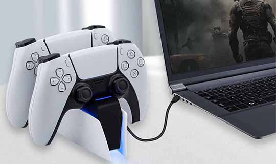 Doppelte Dockingstation für den PlayStation 5-Controller