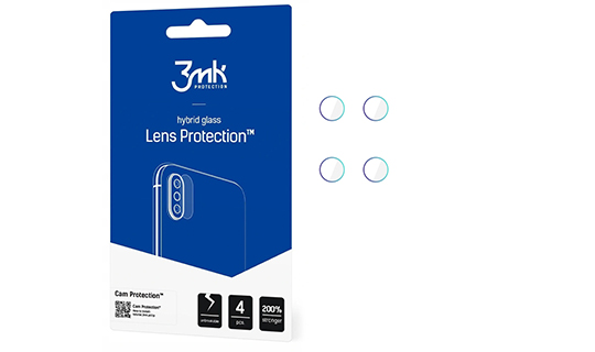 Szkło x4 na kamerę obiektyw 3mk Lens Protection do Apple iPhone 13 Pro Max 