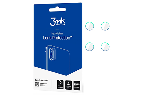Szkło x4 na kamerę obiektyw 3mk Lens Protection do Apple iPhone 13 Mini 