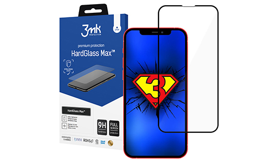 Szkło 3mk HardGlass Max do Apple iPhone 13/ 13 Pro 