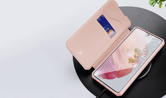 Etui ochronne z klapką Dux Ducis Skin X skórzane do Samsung Galaxy S21 5G