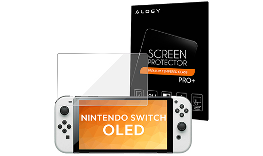 Alogy gehärtetes Glas für den Bildschirm für Nintendo Switch OLED