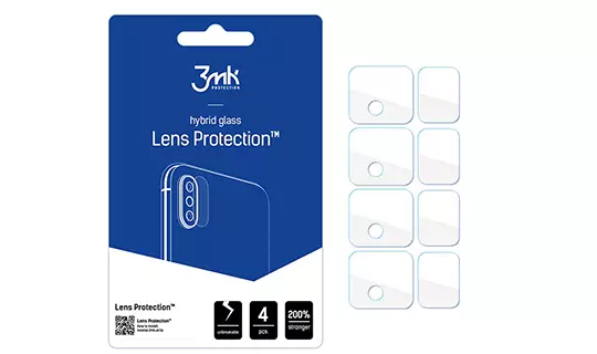 Szkło x4 na kamerę obiektyw 3mk Lens Protection do Xiaomi Redmi Note 11 Pro 5G
