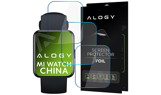 5x Folia hydrożelowa Alogy Hydrogel für Xiaomi Mi Watch China