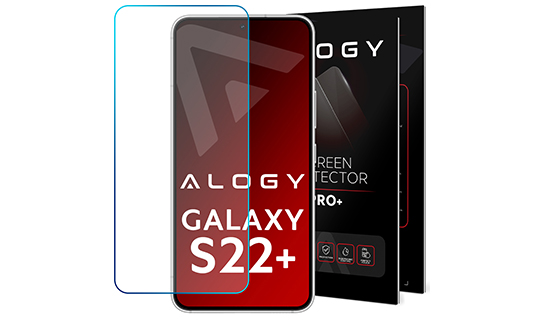 Alogie gehärtetes Glas für den Bildschirm des Samsung Galaxy S22 Plus