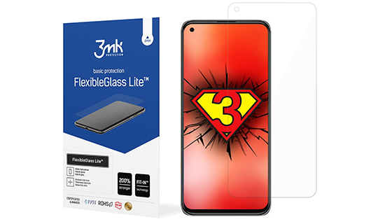 Niepękające szkło hybrydowe 3mk Flexible Glass Lite do Xiaomi Mi 11 Lite 4G/5G/11 Lite 5G NE