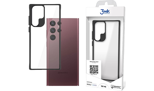 3mk Satin Amor Case + Strapazierfähige Hülle für Samsung Galaxy S22 Ultra