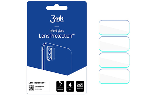 Szkło x4 na kamerę obiektyw 3mk Lens Protection do Xiaomi Redmi Note 11 4G 