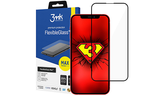 3mk Flexible Glass 7H gehärtete Displayschutzfolie für Apple iPhone 13/13 Pro