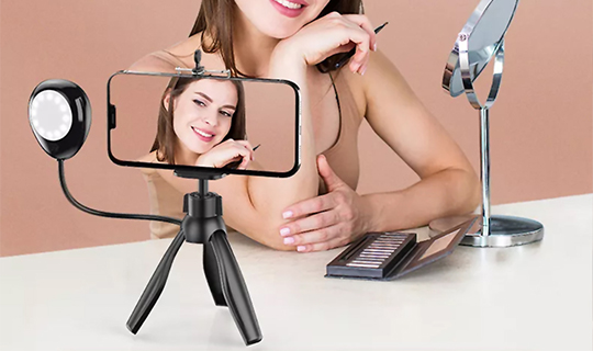 Alogy Tripod Selfie Ring Handyhalter mit Beleuchtung