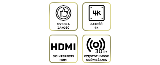 Bidirektionaler Switcher HDMI Baseus Matrix-Splitter, 2x1 / 1x2, 4K