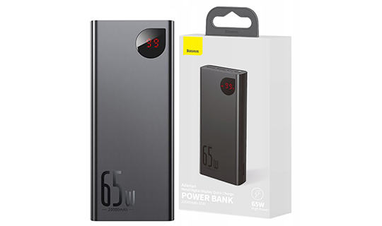 BASEUS ADAMAN METAL DIGITAL DISPLAY QUICK CHARGE POWERBANK 20000mAh 65W 