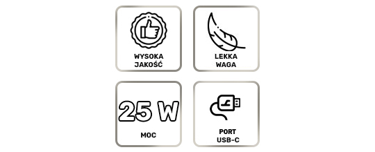 Ładowarka sieciowa zasilacz Baseus Super Si USB-C Type C QC 1C 25W