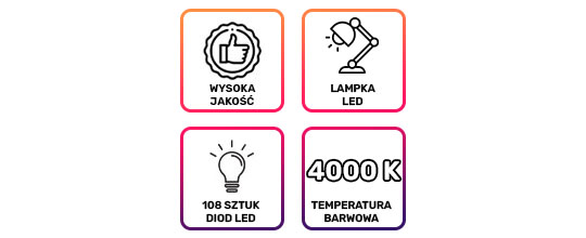 Lampa biurowa Baseus Smart Eye składana z panelem dotykowym