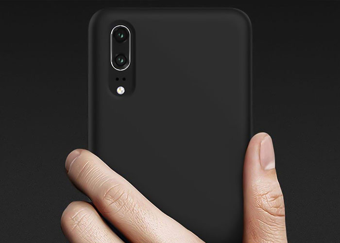 Etui Alogy silikon czarny slim case do huawei p20