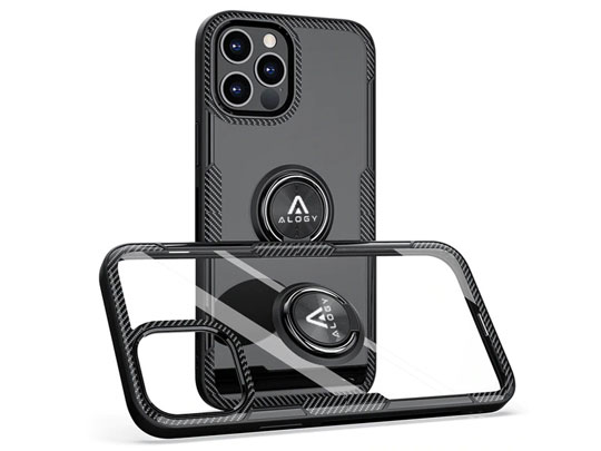 Etui Alogy Ringhalter Clear Armor für Apple iPhone 12 / iPhone 12 Pro