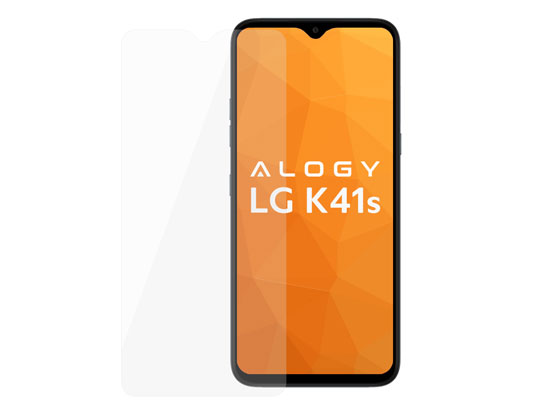 Szklo Alogie zum Telefon auf dem LG K41S-Bildschirm