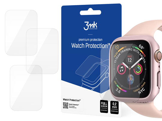  Folia ochronna 3mk x3 Protection do Apple Watch 6 40mm