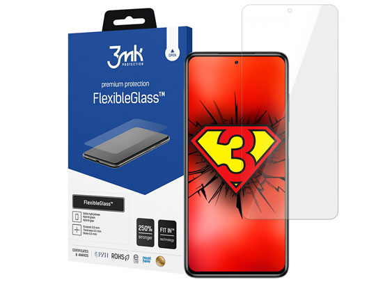 3mk Szkło ochronne hartowane Flexible Glass 7H do Xiaomi Poco x3