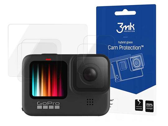 Glas für die Kamera und Bildschirme x5 3mk Hybrid Glass für GoPro Hero 9