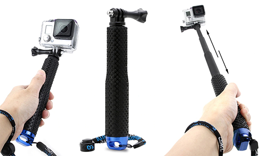 Stick Selfie Halter Wasserdicht für GoPro Hero 3/4/5/6/7/8/9/10